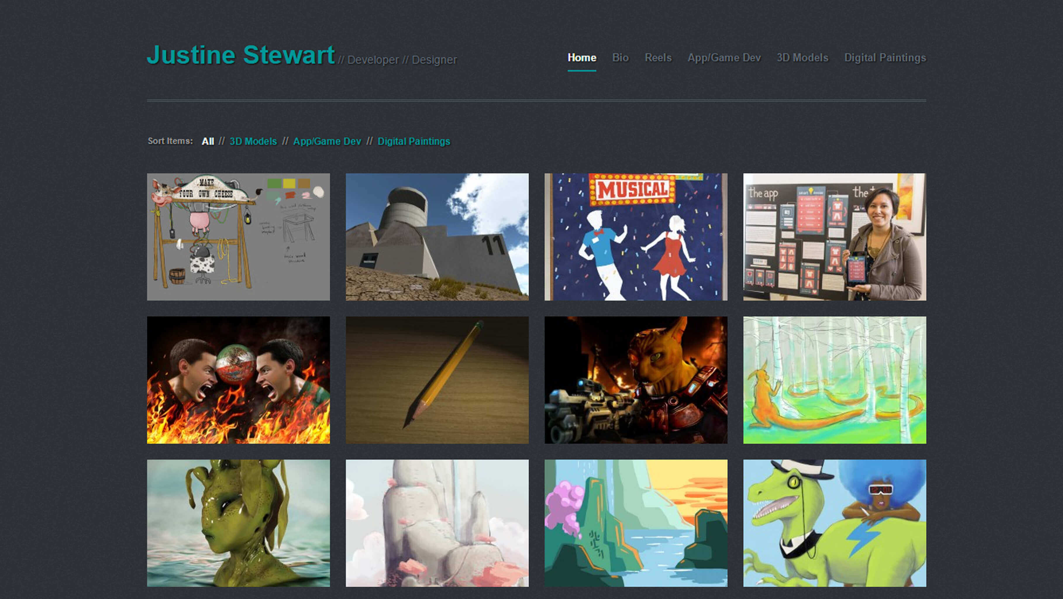 Justine Stewart Website